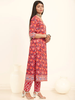 Jashn Nora Set Of Kurta Pants Dupatta