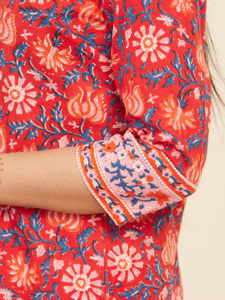 Jashn Nora Set Of Kurta Pants Dupatta