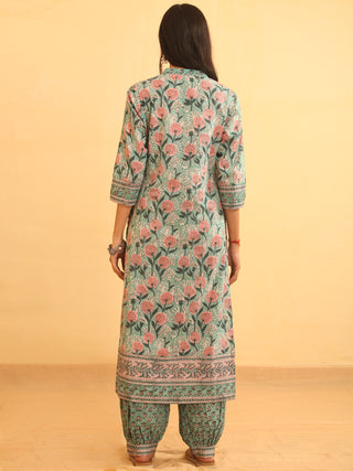 Rutba Samah - Set of Kurta Pants & Dupatta - KS03A2595D