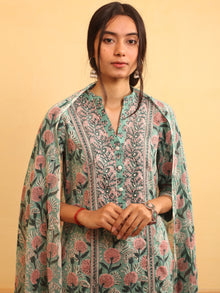 Rutba Samah - Set of Kurta Pants & Dupatta - KS03A2595D