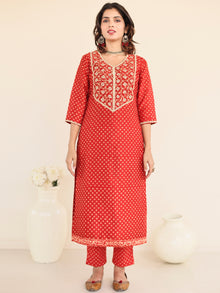 Utsav Sehra Set Of Chanderi Silk Kurta Pants Dupatta