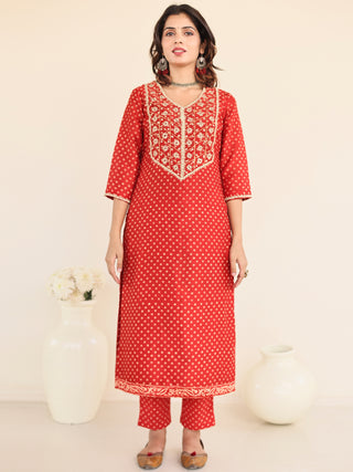 Utsav Sehra Ajrakh Chanderi Silk Kurta