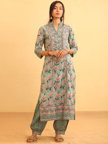 Rutba Samah - Set of Kurta Pants & Dupatta - KS03A2595D