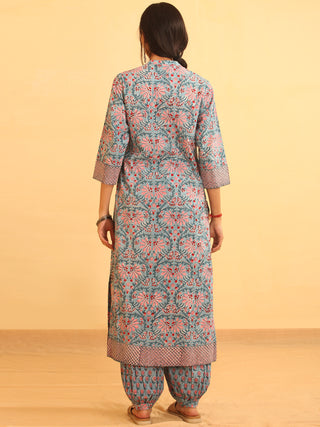 Utsav Sajoon - Kurta Salwar Pants & Dupatta - KS26A2577D