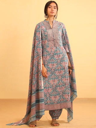Utsav Sajoon - Kurta Salwar Pants & Dupatta - KS26A2577D