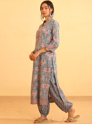 Utsav Sajoon - Kurta Salwar Pants & Dupatta - KS26A2577D