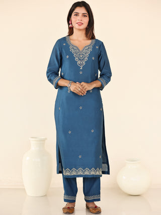 Utsav Sneha Chanderi Silk Kurta