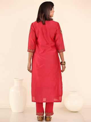 Utsav Resham Chanderi Silk Kurta