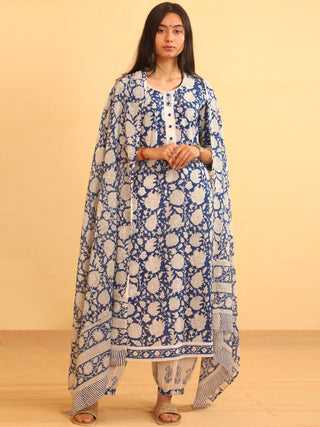 Rutba Mehreen - Set of Kurta Pants & Dupatta - KS06A2598D