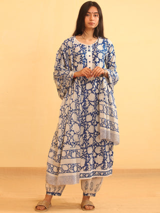 Rutba Mehreen - Set of Kurta Pants & Dupatta - KS06A2598D