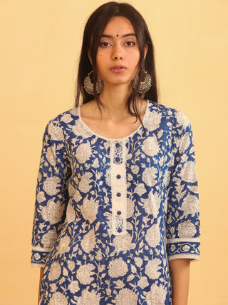 Rutba Mehreen - Set of Kurta Pants & Dupatta - KS06A2598D