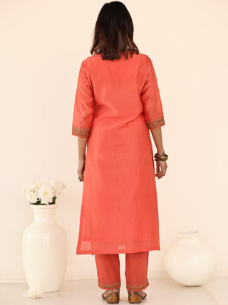 Utsav Meera Chanderi Silk Kurta