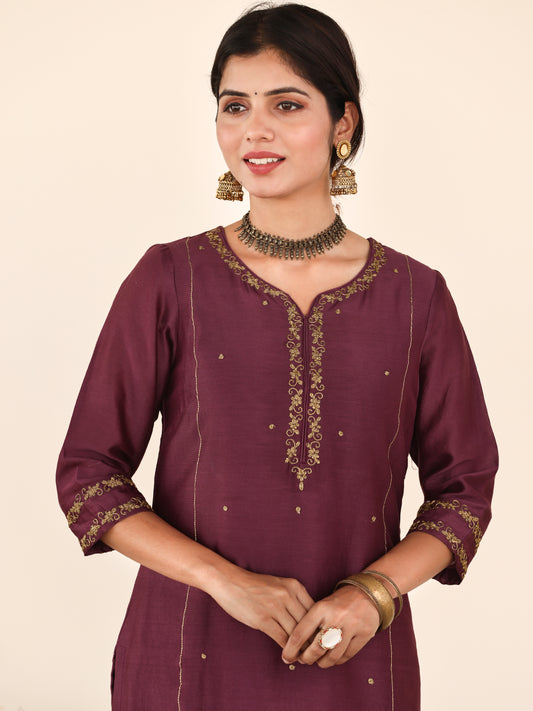 Utsav Raima Chanderi Silk Kurta