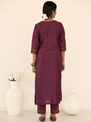 Utsav Raima Chanderi Silk Kurta