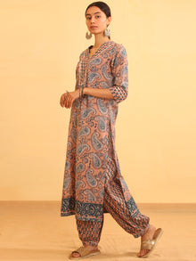 Rutba Anjum - Set of Kurta Pants & Dupatta - KS07A2597D