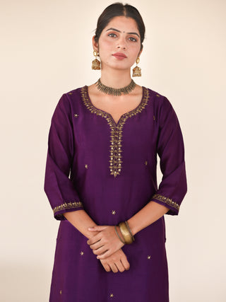 Utsav Aanya Chanderi Silk Kurta