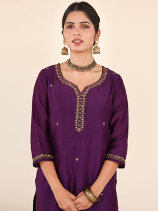 Utsav Aanya Chanderi Silk Kurta