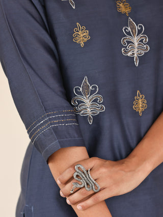 Utsav Kavya Chanderi Silk Kurta