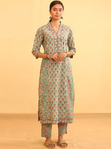 Utsav Afia - Kurta Pants & Dupatta - KS01B2588D