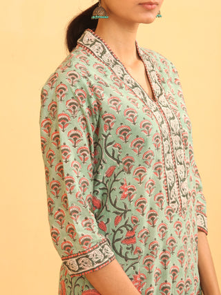 Utsav Afia - Kurta Pants & Dupatta - KS01B2588D