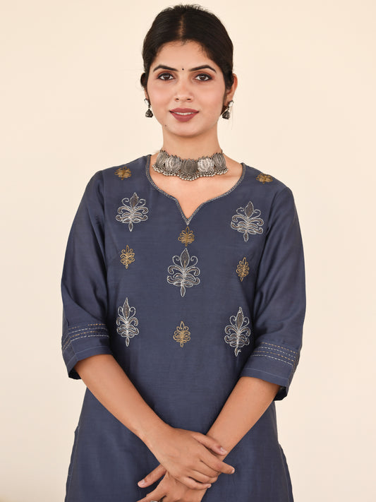 Utsav Kavya Chanderi Silk Kurta