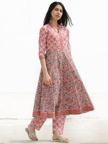 Nayab Anam - Set of Anarkali Kurta Pants & Dupatta - KS33E2540D