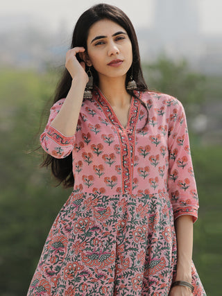 Nayab Anam - Set of Anarkali Kurta Pants & Dupatta - KS33E2540D