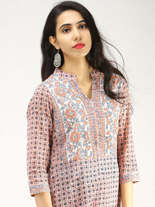 Rangrez Faghir - Set of Straight Kurta Palazzo & Dupatta - KS60A2179D