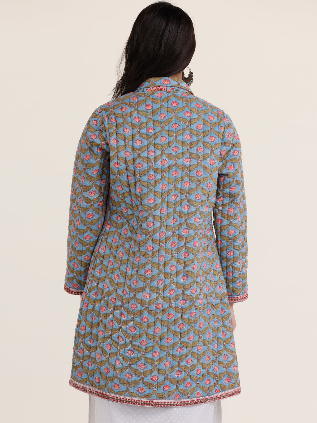 Shishir Naina Quilted Reversible Jacket – InduBindu