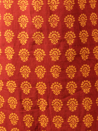 Red Yellow Bagh Printed Kurta in Natural Colors - K105F1700