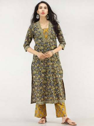 Bahaar Mehr - Set of Kurta Palazzo & Dupatta - KS45A2261D