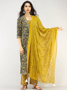 Bahaar Mehr - Set of Kurta Palazzo & Dupatta - KS45A2261D