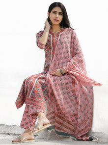Nayab Ainy - Set of Kurta Salwar Pants & Dupatta - KS78J2540D