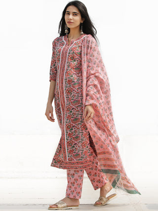 Nayab Ainy - Set of Kurta Salwar Pants & Dupatta - KS78J2540D