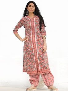 Nayab Ainy - Set of Kurta Salwar Pants & Dupatta - KS78J2540D