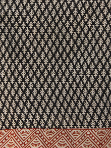 Black Red Beige Hand Block Printed Angrakha Style Kurta - K30F001