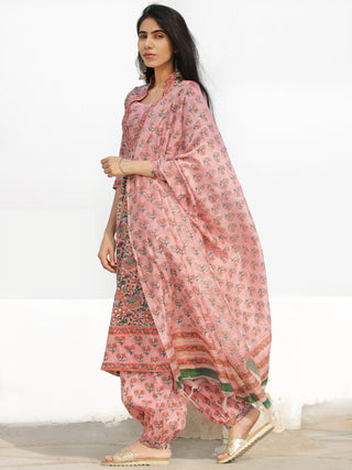 Nayab Sameera - Set of Kurta Salwar Pants & Dupatta - KS60F2540D