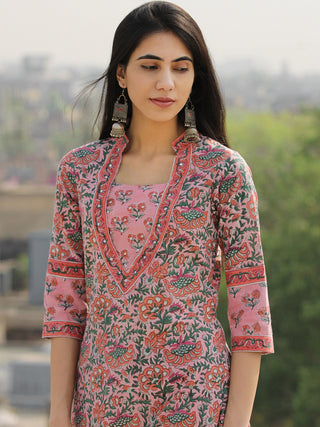 Nayab Sameera - Set of Kurta Salwar Pants & Dupatta - KS60F2540D