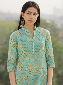Nayab Abeeha - Set of Anarkali Kurta Pants & Dupatta - KS13H2541D