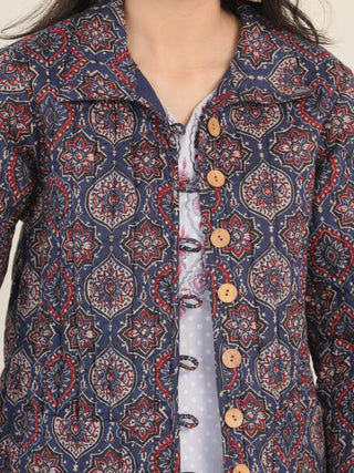 Shishir Falak Ajrakh Quilted Reversible Jacket