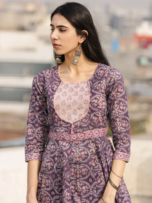 Nayab Beena - Set of Anarkali Kurta Salwar Pants & Dupatta - KS69C2530D