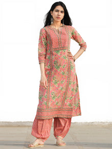Nayab Rawza - Set of Kurta Salwar Pants & Dupatta - KS03B2542D