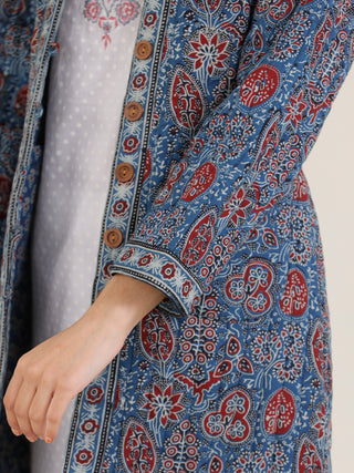 Shishir Roheen Ajrakh Quilted Reversible Jacket