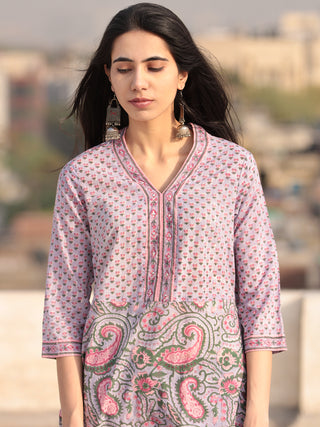 Nayab Parizaad - Set of Kurta Pants & Dupatta - KS59E2536D