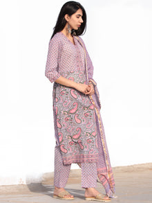 Nayab Parizaad - Set of Kurta Pants & Dupatta - KS59E2536D