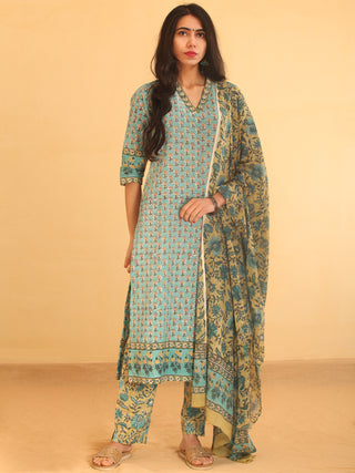 Utsav Aaina - Kurta Pants & Dupatta - KS19A2580D