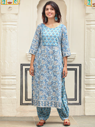 Jashn Naina Set Of Kurta Salwar Pants Dupatta