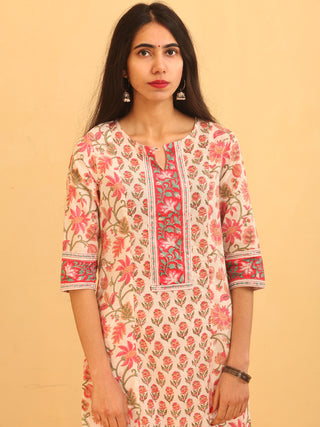 Nayab Gulzar - Kurta Pants & Kota Doria Dupatta - KS08A2563D