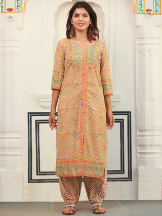 Jashn Kohinoor Set Of Kurta Salwar Pants Dupatta