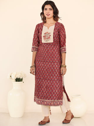 Jashn Lahma Set Of Kurta Pants Chanderi Dupatta